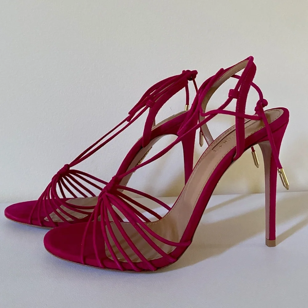 Aquazzura suede stiletto